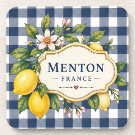 Posavasos Menton Lemon Cote d Azur coasters