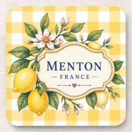 Posavasos Menton Lemon Cote d Azur coasters