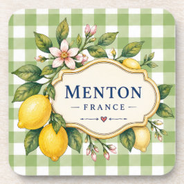 Posavasos Menton Lemon Cote d Azur coasters