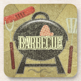 Posavasos Menú de la barbacoa