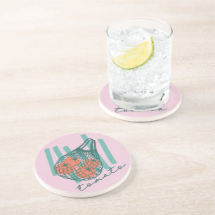 Posavasos Mercado de Agricultores Tomates Caprichosos Italia