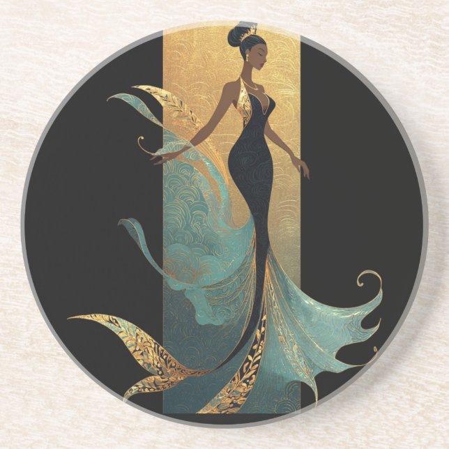 Posavasos MERMAID NOIR SERIES #1 Postcard (Frente)