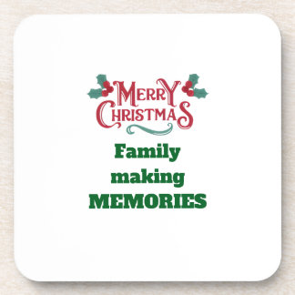 Posavasos  Merry Christmas Beverage Coaster
