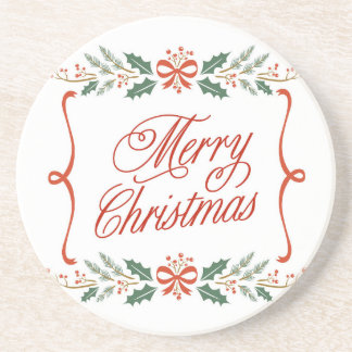 Posavasos Merry Christmas Coaster