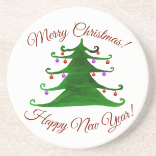 Posavasos Merry Christmas Coasters