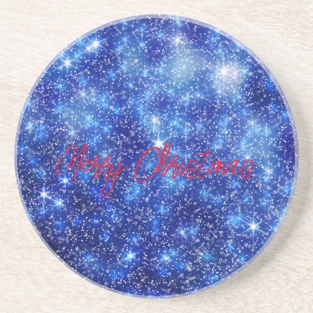 Posavasos Merry Christmas Square Paper Coaster (Frente)