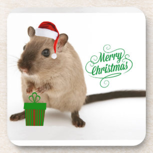 Posavasos Merry Christmouse