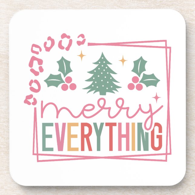 Posavasos Merry Everything (Frente)
