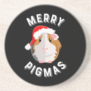 Posavasos Merry Pigmas, Navidades de cerdo guineanos gracios