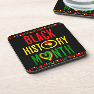 Posavasos Mes Negro, Juneteenth, Mes de la Historia Negra