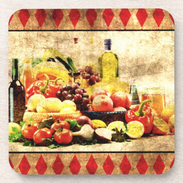 Posavasos Mesa Abundante Digital Angustiada (Frente)