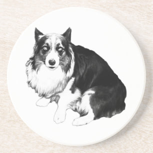 Posavasos Mesa tranquila, Calma Corgi
