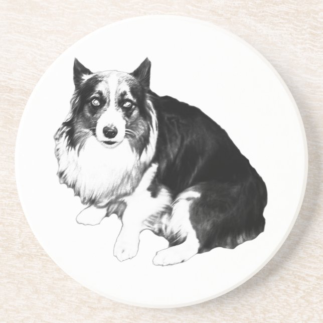 Posavasos Mesa tranquila, Calma Corgi (Frente)