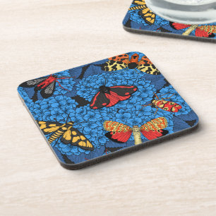 Posavasos Metas en la hidrangea azul