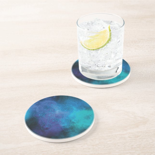 Posavasos Metatron Océano – Geometría Sagrada (Lado)