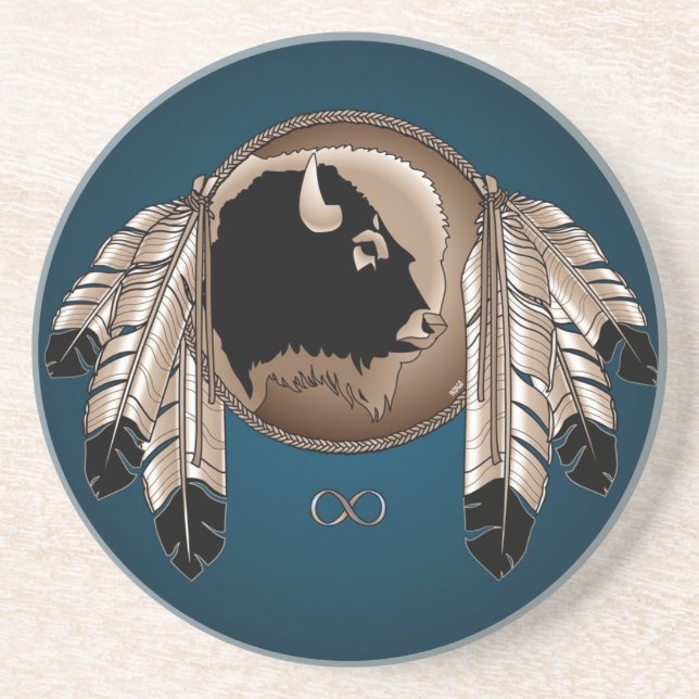 Posavasos Metis Coasters Primeras Naciones Regalos de Vida S (Frente)