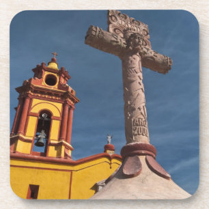Posavasos México, Bernal. Vista de Iglesia de San Sebastian