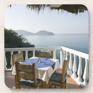 Posavasos México, Guerrero, Zihuatanejo. Mesa de café sobre