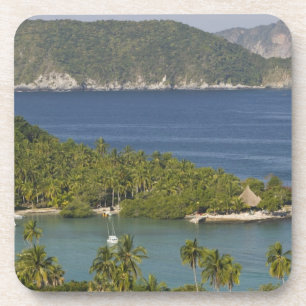 Posavasos México, Guerrero, Zihuatanejo. Playa Las Gatas-