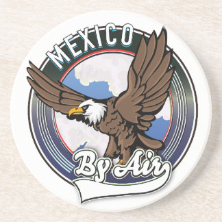 Posavasos México por parche de viaje aéreo.