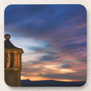 Posavasos México, San Miguel de Allende. Puesta de sol sobre