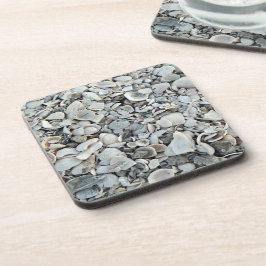 Posavasos Mezcla costera de deriva de conchas marinas