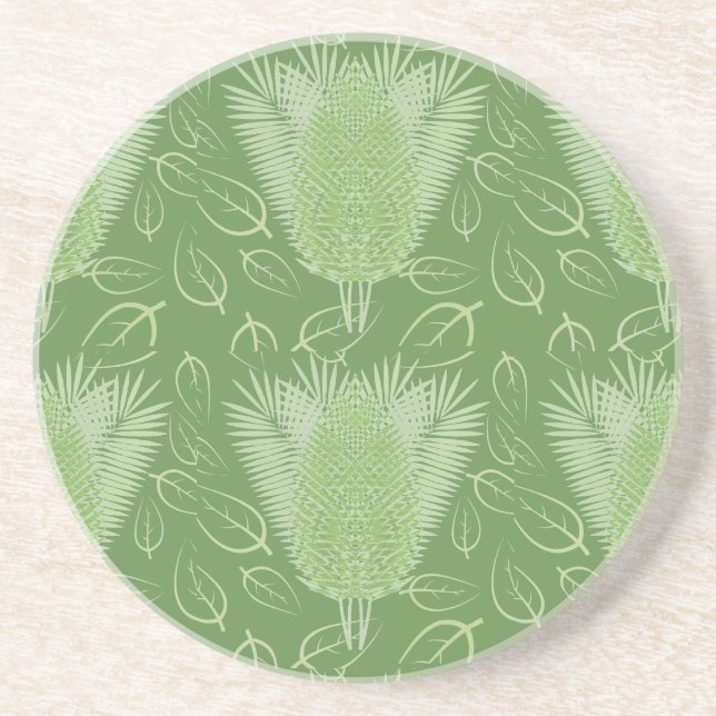 Posavasos Mezcla de bosque de helechos (Frente)