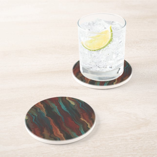 Posavasos Mezcla de colores del suroeste (Lado)
