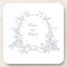 Posavasos Mi Boda Jardín Boda Plástico Favor de la Pascua