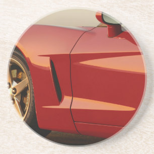 Posavasos Mi Corvette rojo