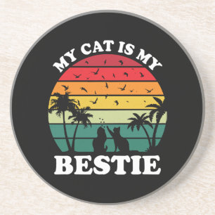 Posavasos Mi gato es mi mejor amigo