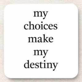 Posavasos Mi montaña de plástico duro de destino