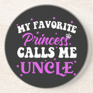 Posavasos Mi princesa favorita me llama tío