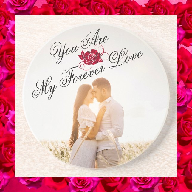 Posavasos Mi Siempre Amor Rojo Rosa Elegante Decoración Aren (Subido por el creador)