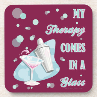 POSAVASOS ¡MI TERAPIA VIENE EN UN VIDRIO!