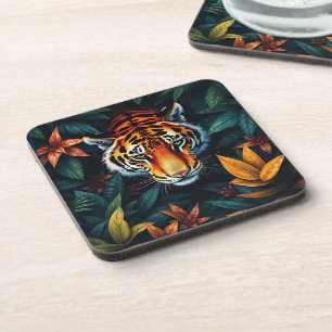 Posavasos “Mi Tigre” – Retrato Colorido de Tigre