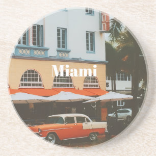 Posavasos Miami Ocean Drive Recuerdo de viaje