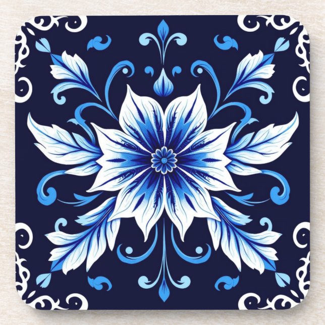 posavasos midnight bloom (Frente)