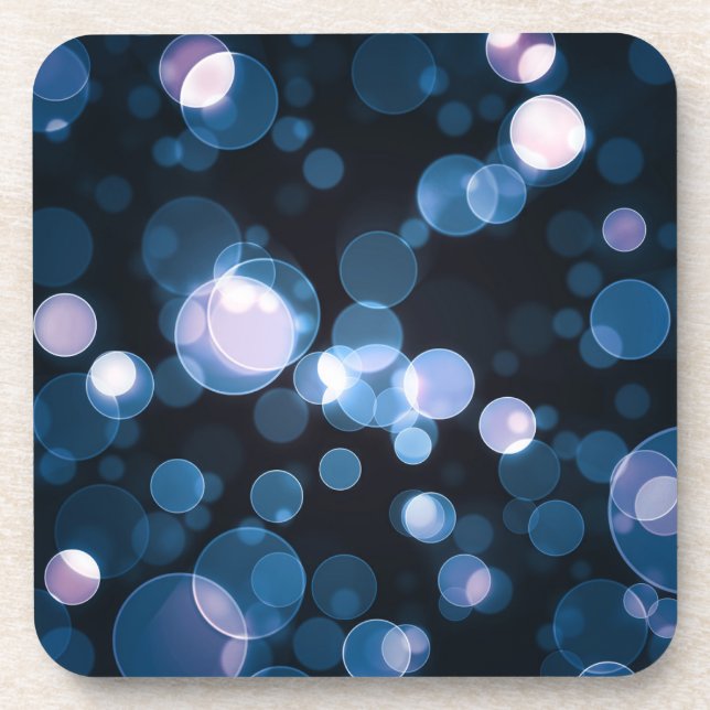 Posavasos “Midnight Spark” Bokeh Coaster (Frente)