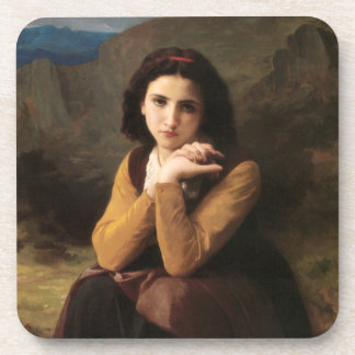 Posavasos Mignon Innocence of Adolescent Chica, Bouguereau