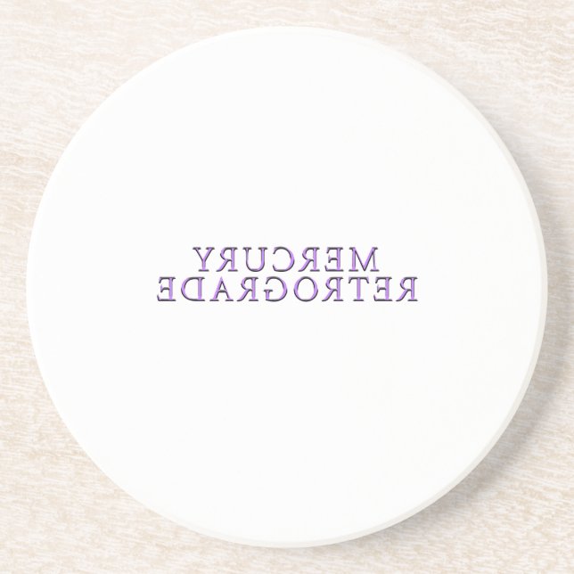 Posavasos Mikitiez lavender mercuryretrogrado galaxia astro (Frente)
