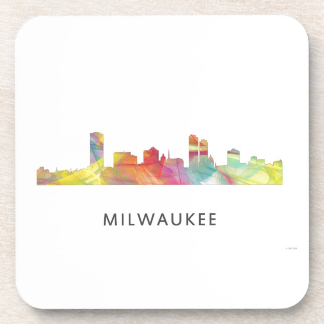 POSAVASOS MILWAUKEE, HORIZONTE WB1 DE WISCONSON - (Frente)
