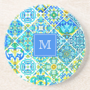 Posavasos Minería acuática mexicana Baldosas sicilianas medi