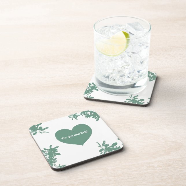 Posavasos Mint Green Ivy (Lado Derecho)