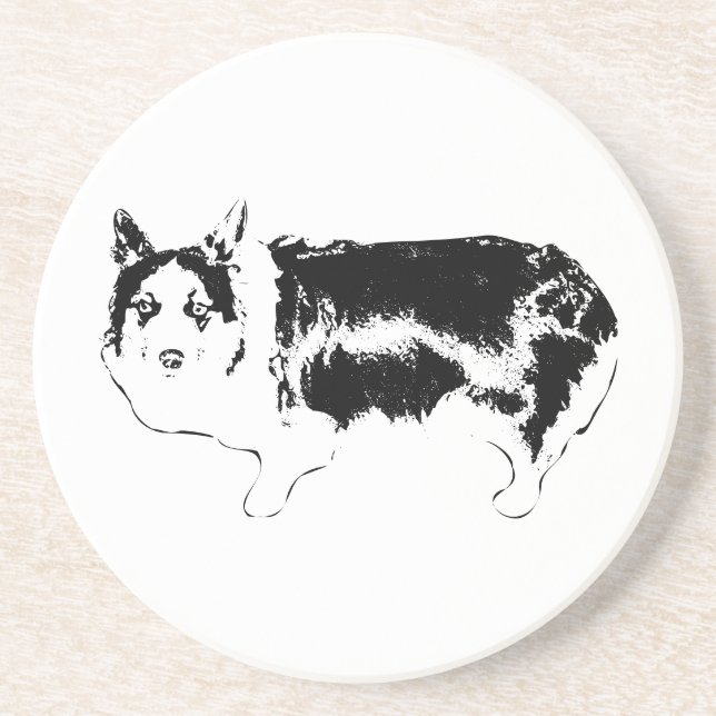 Posavasos Mira quién está mirando (Frente)