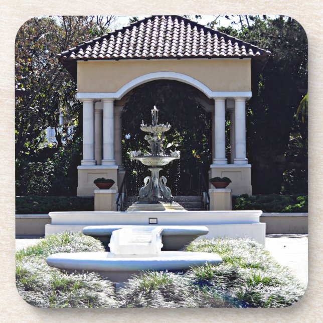 Posavasos Mirando a Gazebo en Hollis Gardens (Frente)