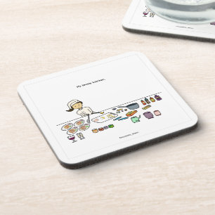 Posavasos Mis adorables cocineros