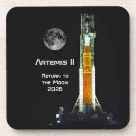 Posavasos Misión Artemis II a la Luna
