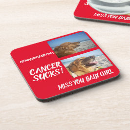 Posavasos Miss You Baby Girl Mascota Memorial Hemangiosarcom