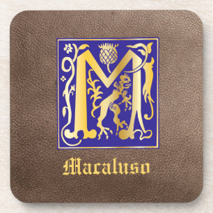 Posavasos Míticas criaturas del siglo XVI Capital decorativo